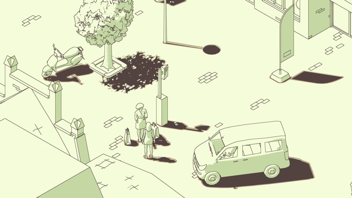 l'ombre et désormais dans un parc